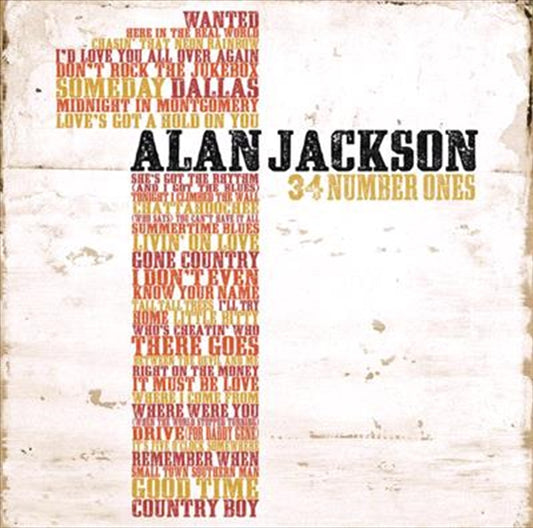 Alan Jackson - 34 Number Ones - Gold Series CD