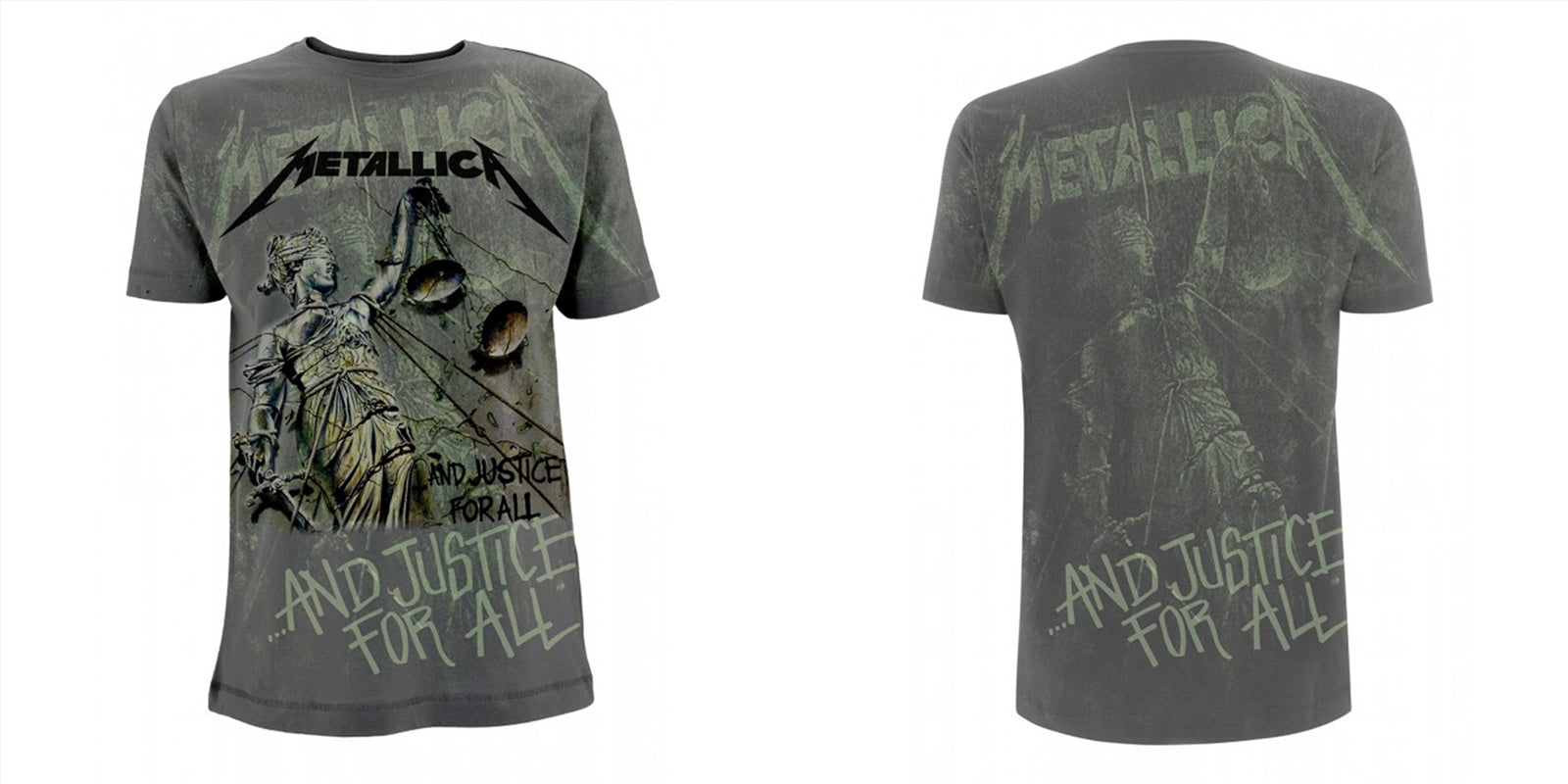 Metallica - Justice Neon All Over: Tshirt: M