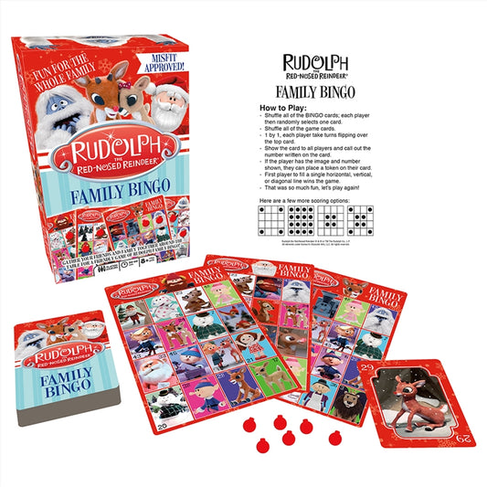 Boardgame: Rudolph Family Bingo