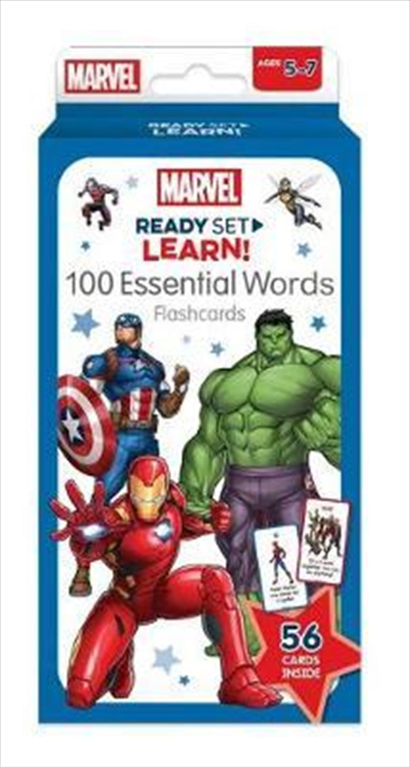 Marvel: Ready Set Learn! 100 Essential Words Flashcards - Flashcards: Marvel