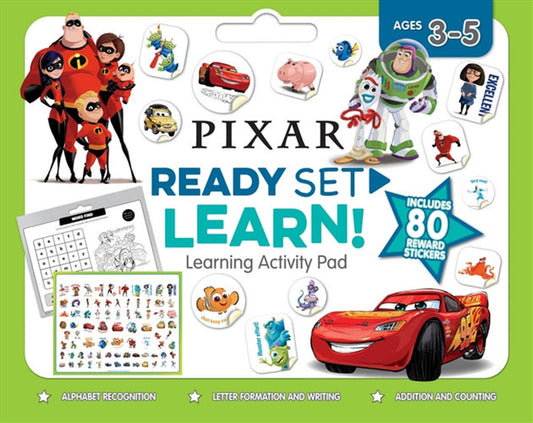 Disney-pixar: Ready Set Learn! Learning Activity Pad - Activity Pad: Disney Pixar