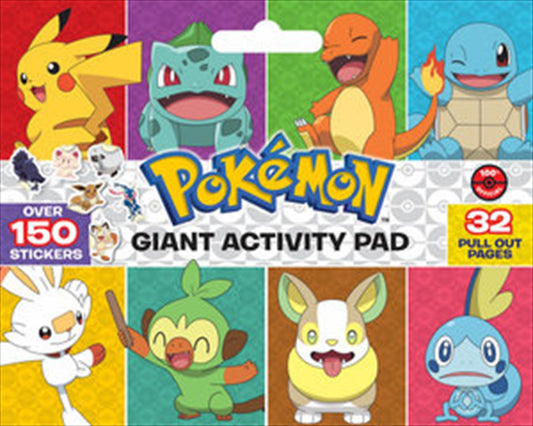 Pokemon Giant Activity Pad - Activity Book: Pokemon