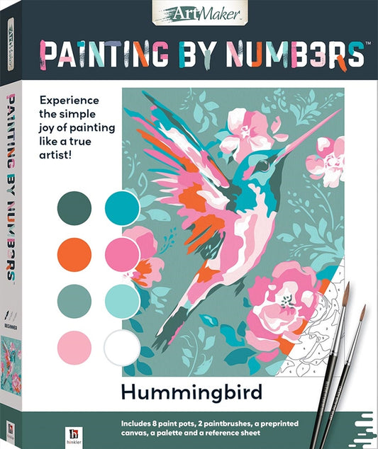 Hummingbird - Art Book: Painting By Numbers