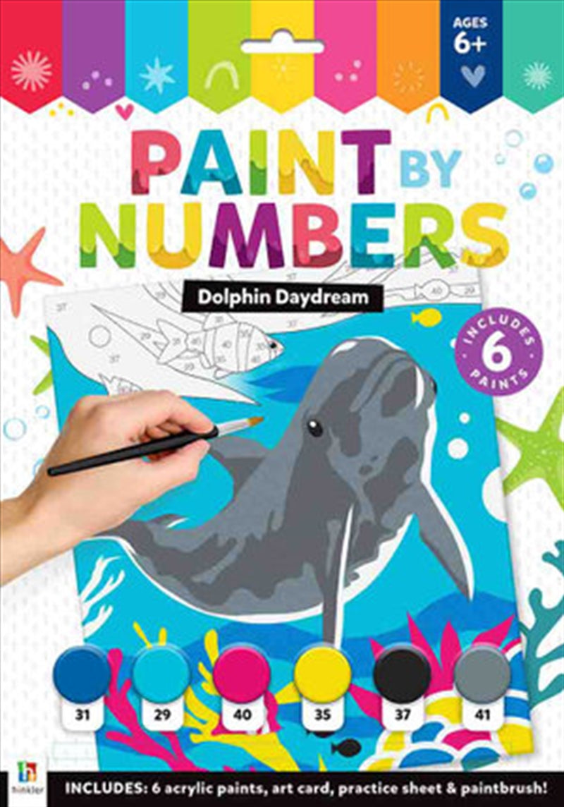 Dolphin Daydream - Art Book: Painting By Numbers