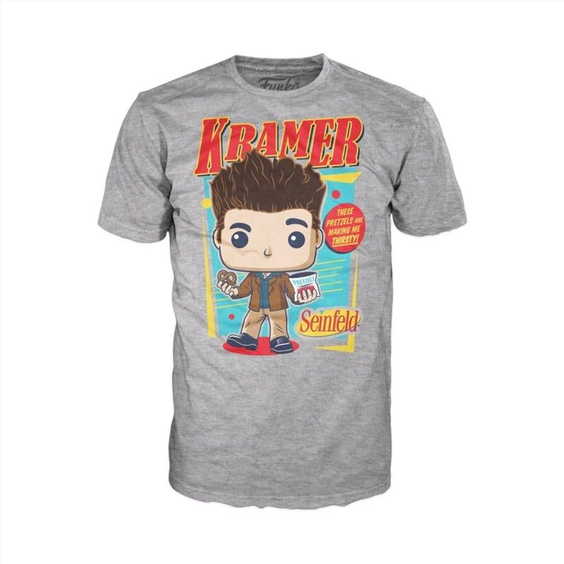 Seinfeld - Kramer Pretzel (Medium) Pop! Tee