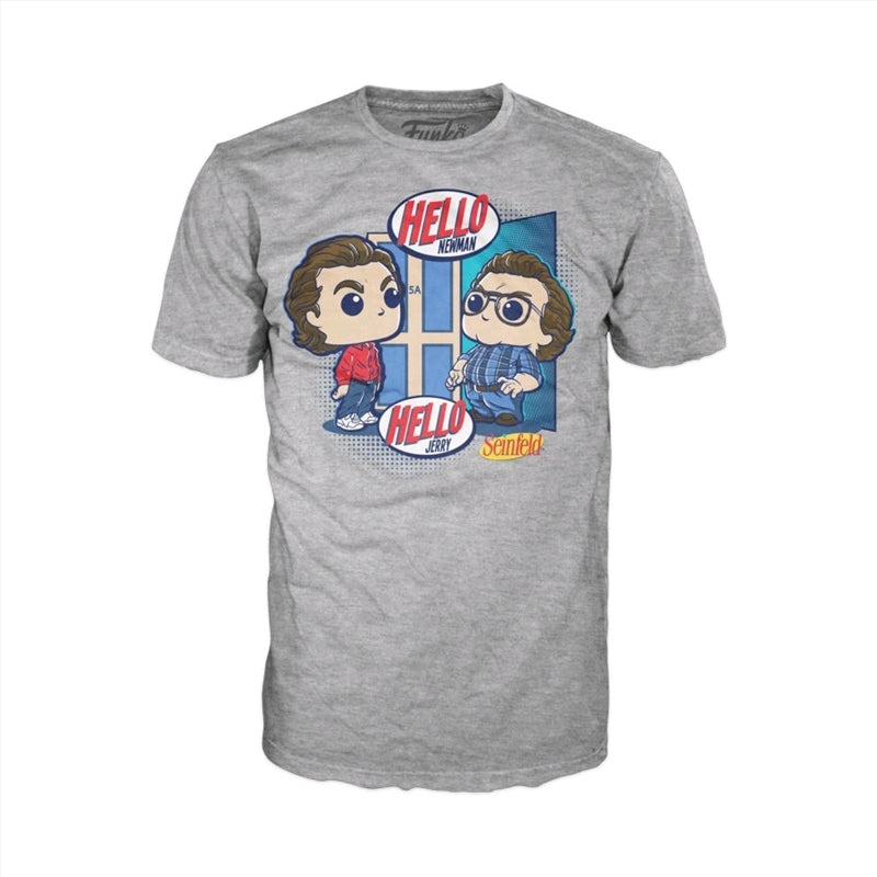 Seinfeld - Jerry & Newman (Extra Large) Pop! Tee