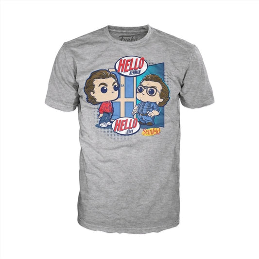 Seinfeld - Jerry & Newman (3X Large) Pop! Tee