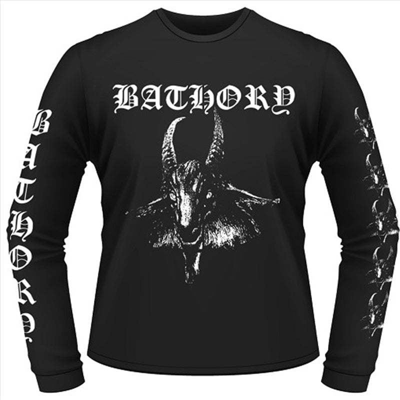 Bathory Goat Shirt Unisex Size Small  Longsleeve Shirt