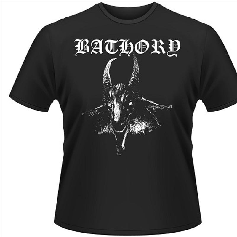 Longsleeve: Bathory - Bathory Goat Front & Back Print Unisex Size X-Large Longsleeve Shirt