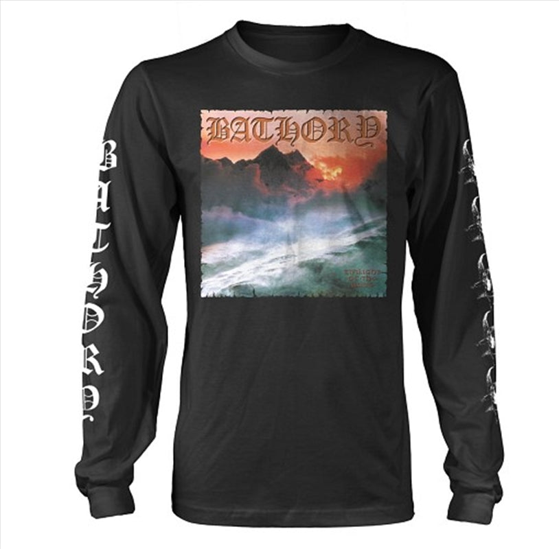 Bathory Twilight Of The Gods Shirt Unisex Size Large Longsleeve Shirt