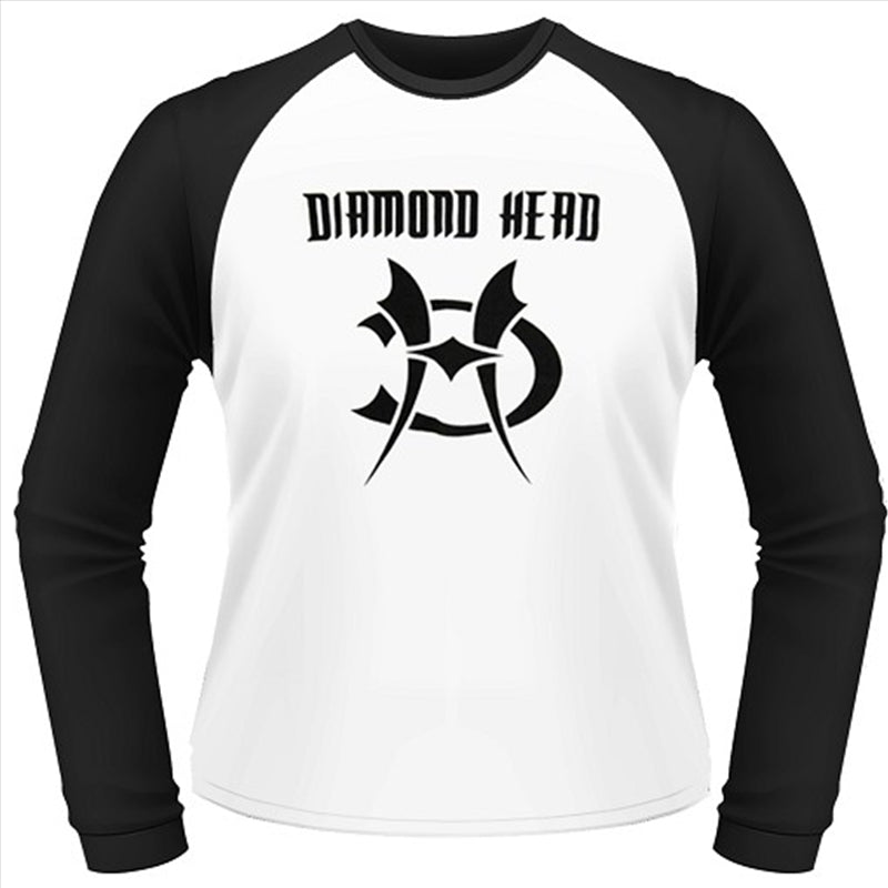 Diamond Head Logo Baseball Unisex Size Large Longsleeve Shirt