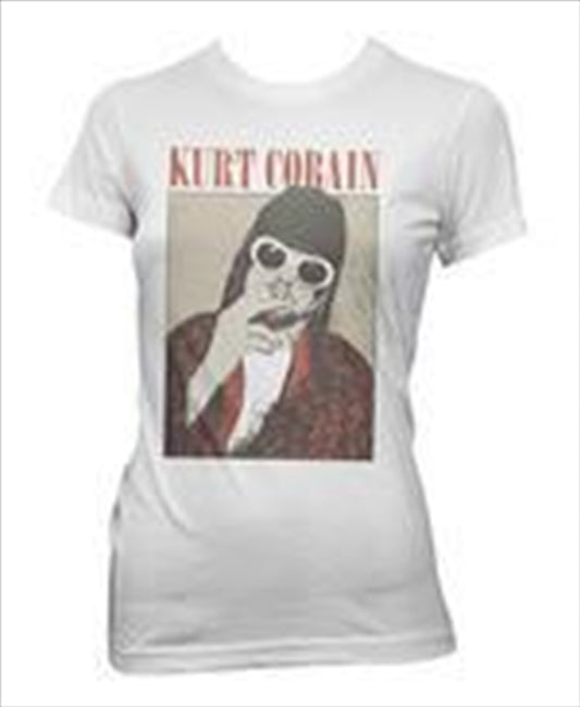 Kurt Cobain Cigarette Girlie Womens Size 16 Tshirt