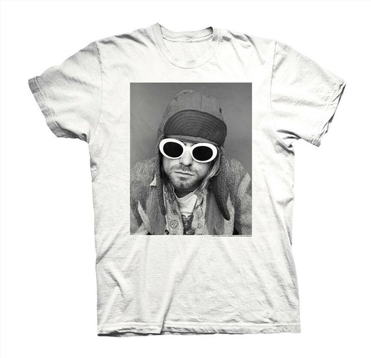 Kurt Cobain Sunglasses Photo Size Xl Tshirt