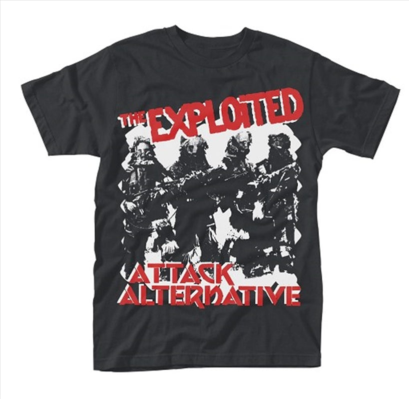 The Exploited Attack Unisex Size Small Tshirt