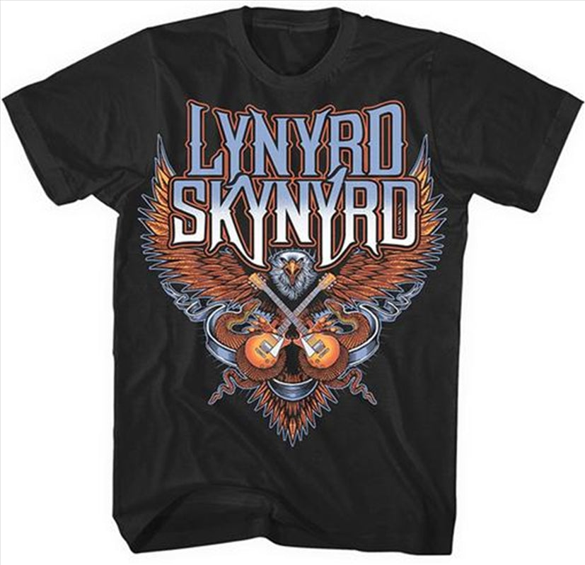 Lynyrd Skynyrd Crossed Guitars Size Small Tshirt