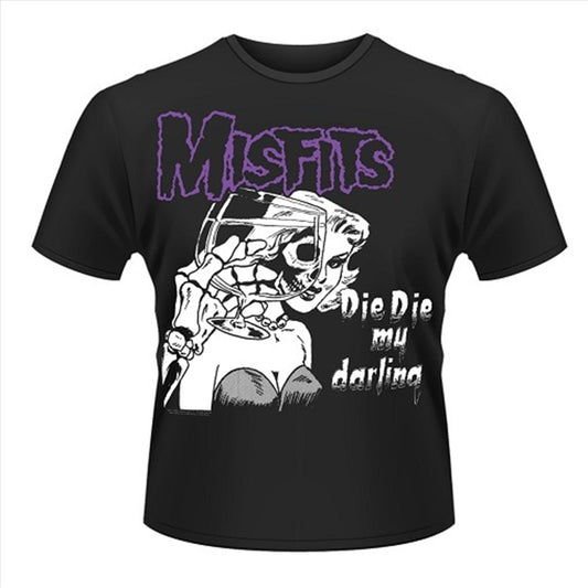 Misfits Die Die My Darling Front & Back Print Unisex Size Xx-Large Tshirt