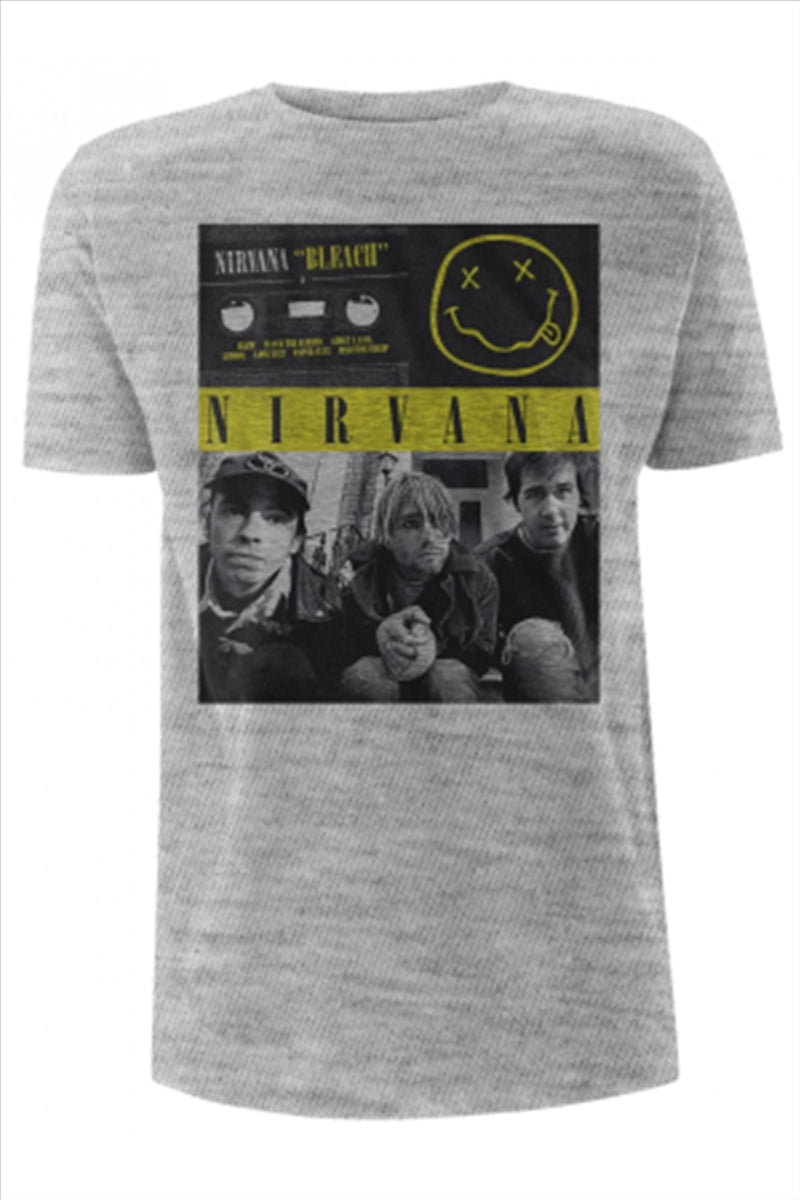 Nirvana Bleach Tape Photo   XL Tshirt