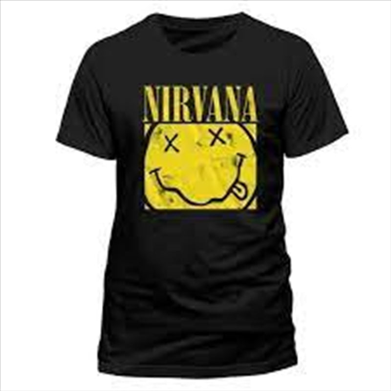 Nirvana Box Smiley Unisex Size Medium Tshirt