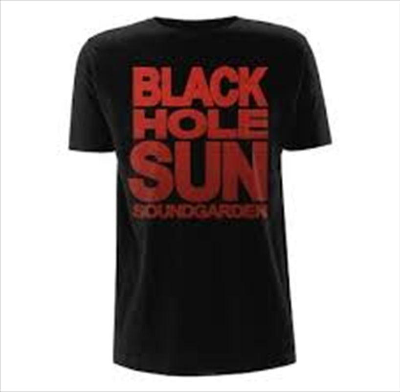 Soundgarden Black Hole Sun Unisex Size Large Tshirt