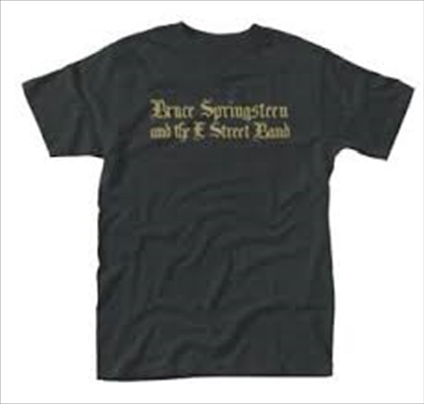 Bruce Springsteen Black Motorcycle Guitars Unisex Size Small Tshirt