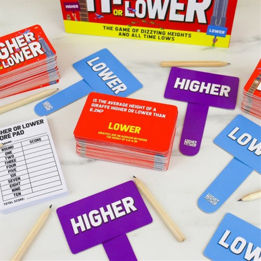 Boardgame: Higher Or Lower - The Game