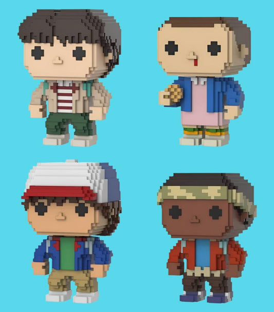 Pop Vinyl: Stranger Things - 8-Bit Kids US Exclusive Pop! 4-Pack