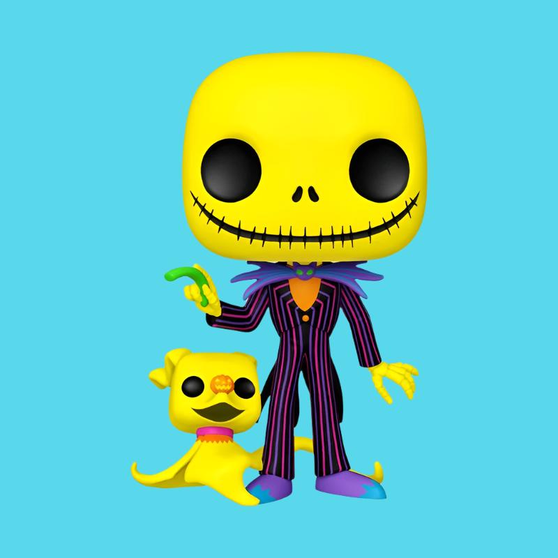 Pop Vinyl: Nightmare Before Christmas - Jack & Zero BKLT 10" Pop!