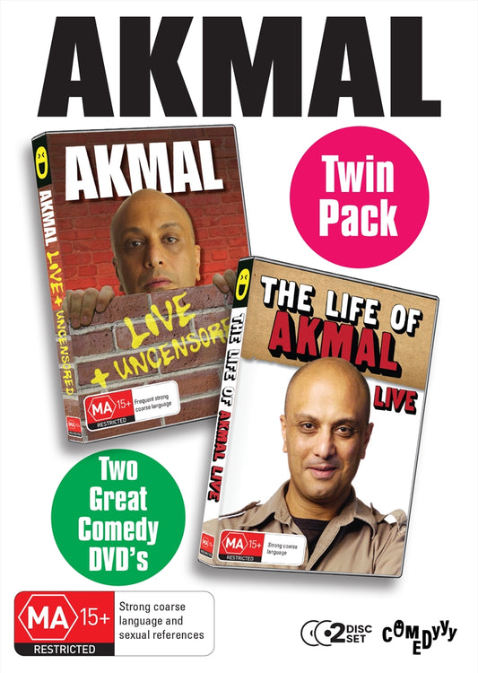 Akmal - Live And Uncensored/Life Of Akmal Twin Pack DVD