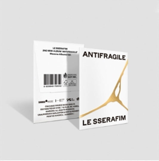 Le Sserafim - Antifragile: 2nd Mini Weverse Ver. CD