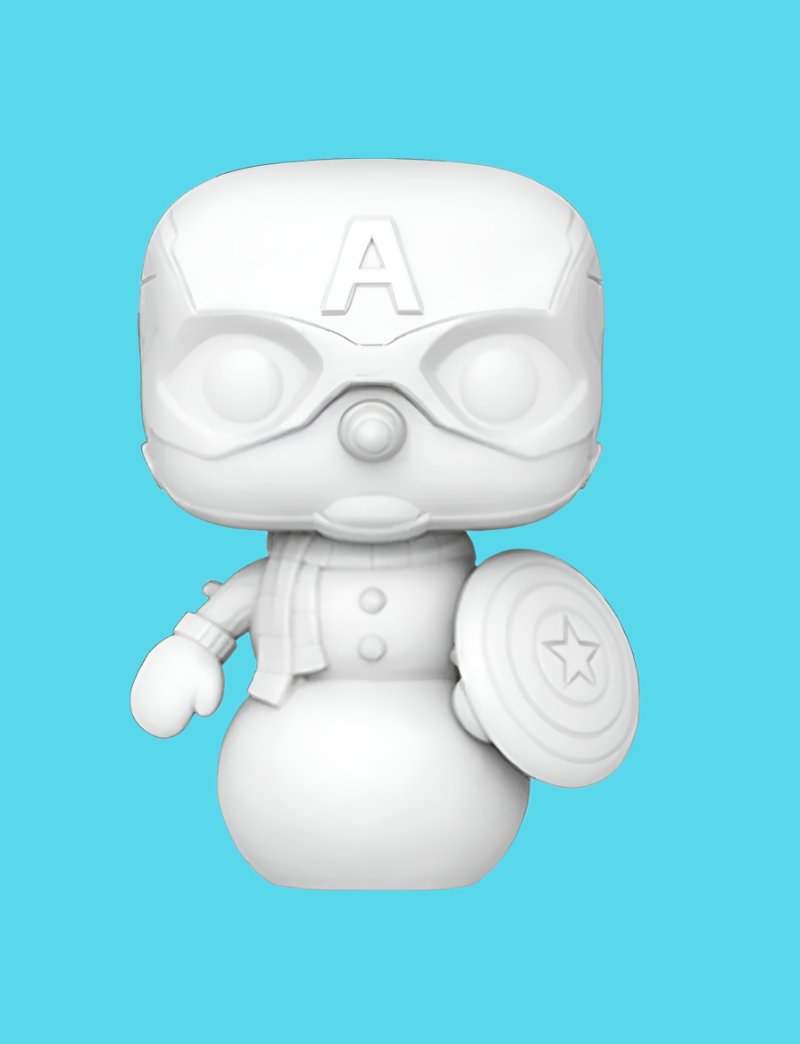 Pop Vinyl: Marvel Comics - Captain America Holiday DIY US Exclusive Pop! Vinyl