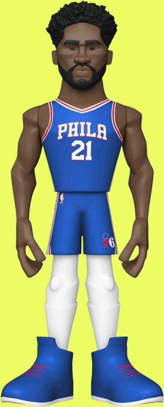 Pop Vinyl: NBA: Philadelphia 76ers - Joel Embiid 12" Vinyl Gold