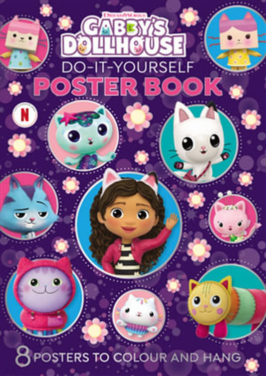 Gabby's Dollhouse: Do-It-Yourself Poster Book - Activity Book: Gabbys Dollhouse