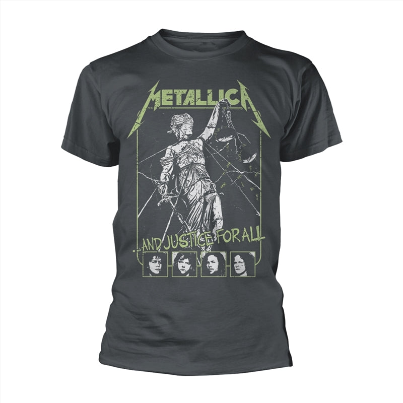 Metallica - Justice For All Faces - Grey - SMALL