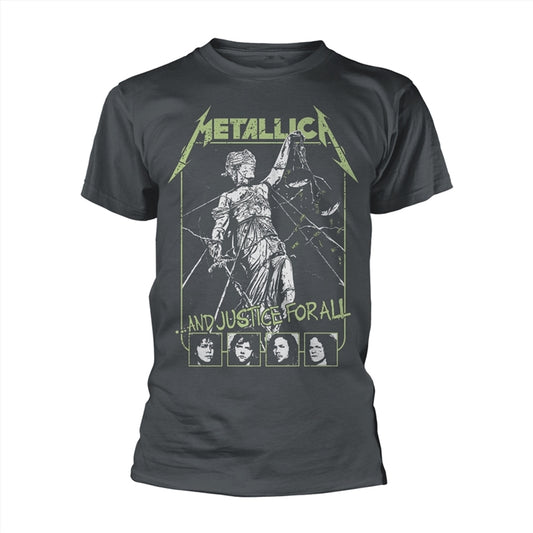 Metallica - Justice For All Faces - Grey - MEDIUM