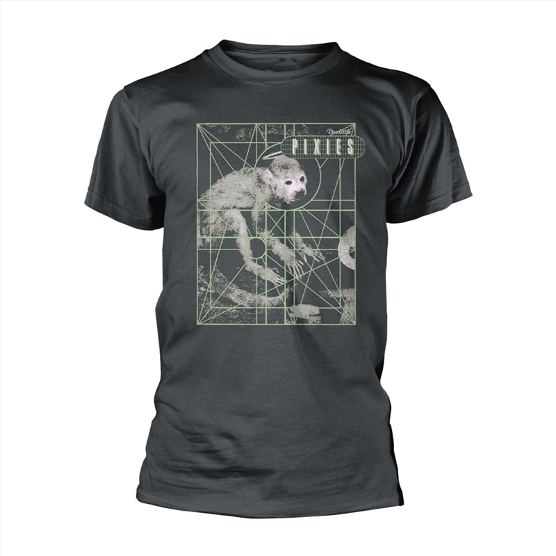 Pixies - Monkey Grid - Grey - MEDIUM