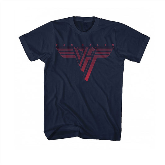 Van Halen - Classic Red Logo - Blue - 3XL