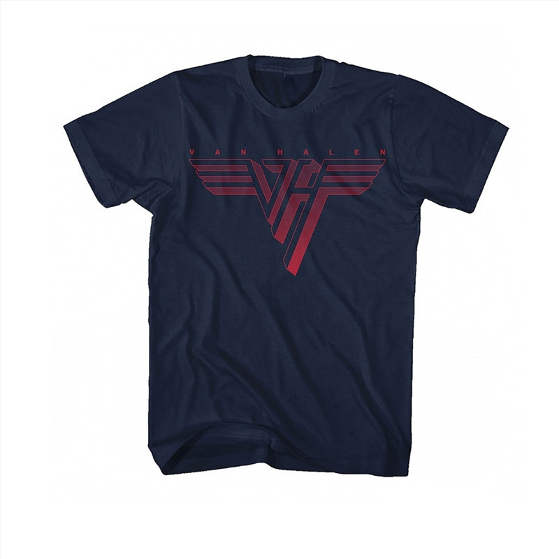 Van Halen - Classic Red Logo - Blue - 5XL