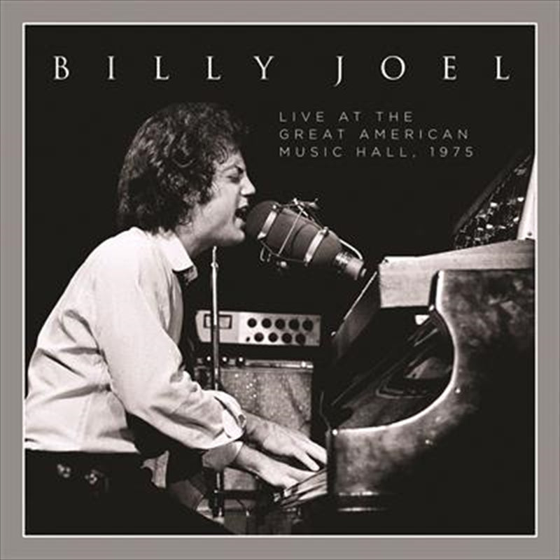 Billy Joel - Live At The Great American Music Hall 1975 Vinyl