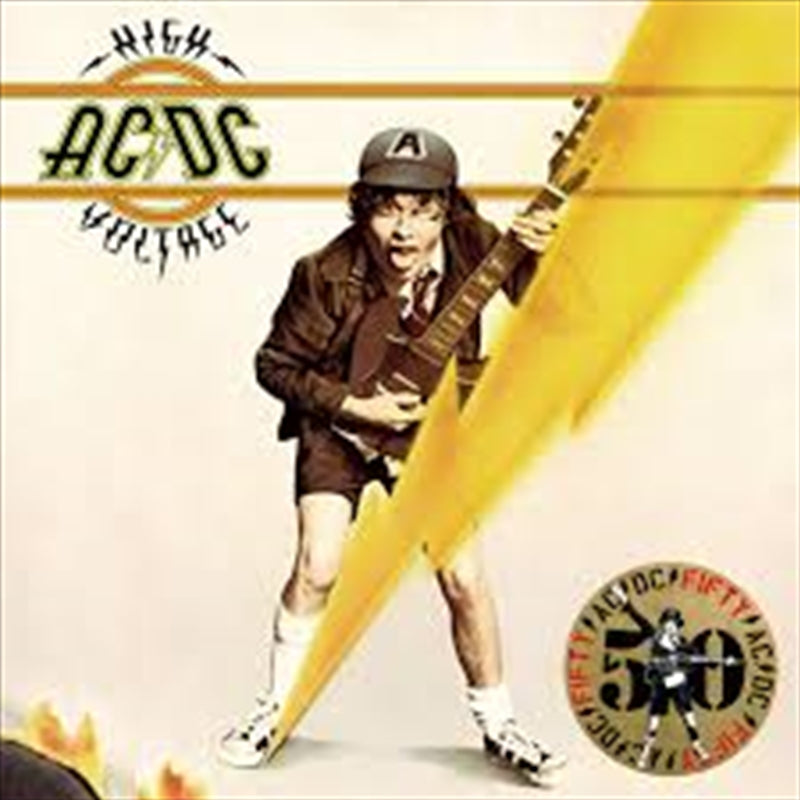 AC/DC - High Voltage - 50th Anniversary Gold Nugget Vinyl