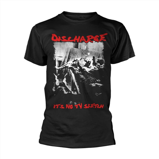 Discharge - Its No Tv Sketch: Black - SMALL