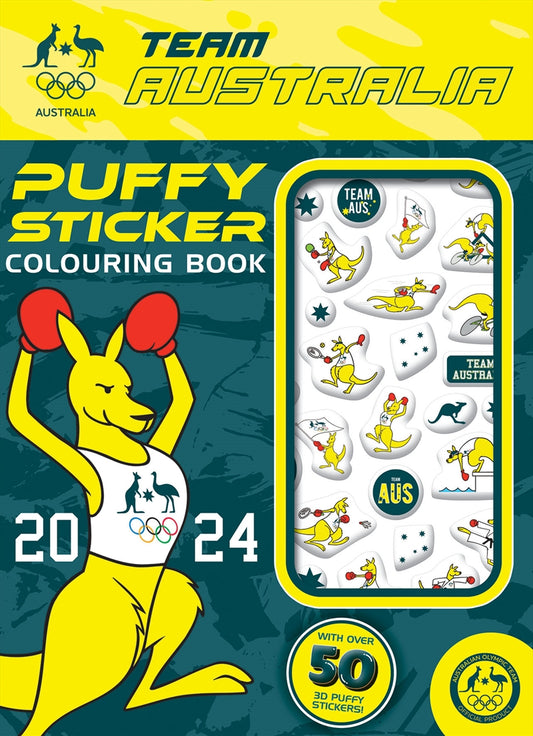 Australian Olympic Team: Puffy Sticker Colouring Book - Australian Olympic Team