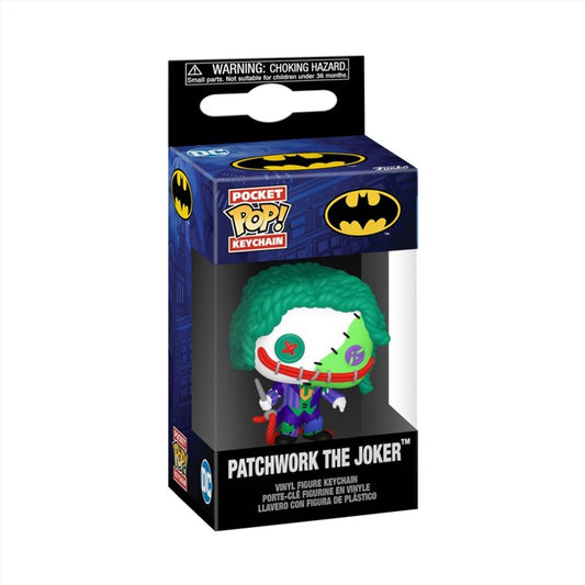 Pop Keychain: Dc Comics - DC Comics - Patchwork The Joker Pop! Keychain