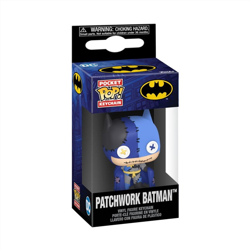 Pop Keychain: Dc Comics - DC Comics - Patchwork Batman Pop! Keychain