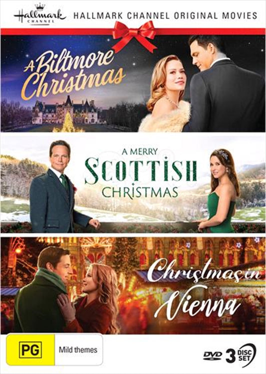 Hallmark Christmas - A Biltmore Christmas / A Merry Scottish Christmas / Christmas In Vienna - Colle DVD