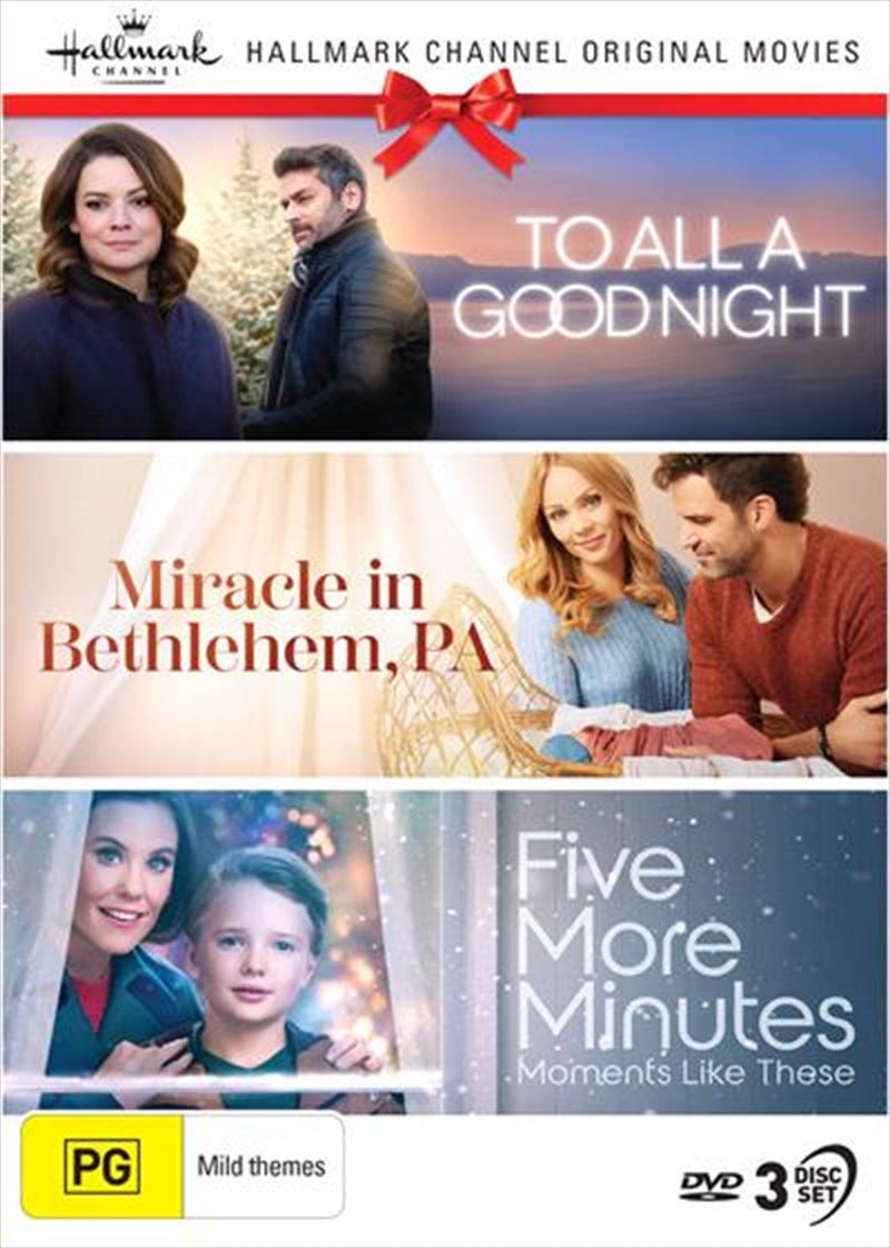 Hallmark Christmas - To All A Good Night / Miracle In Bethlehem, PA / Five More Minutes - Moments Li DVD