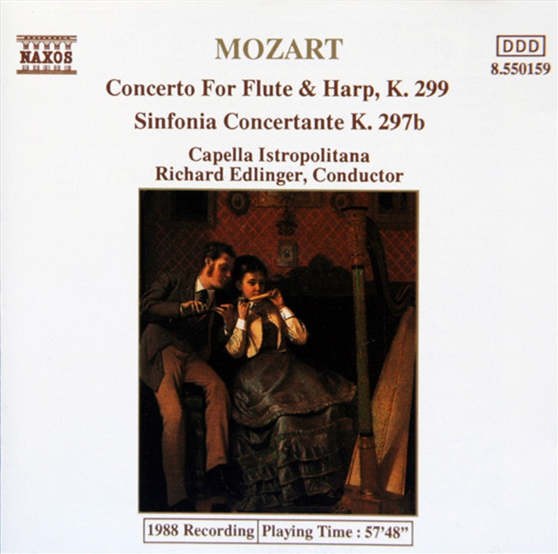 Wolfgang Amadeus Mozart - Flute & Harp Concerto CD