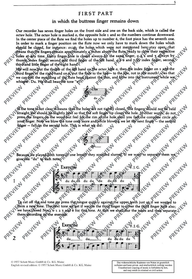 Giesbert - Method For The Treble Recorder