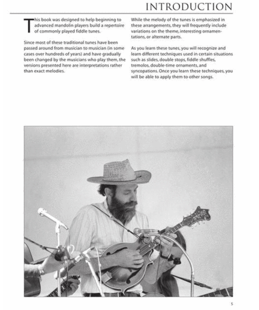 Fiddle Tunes For Flatpickers Mandolin Book/Ola