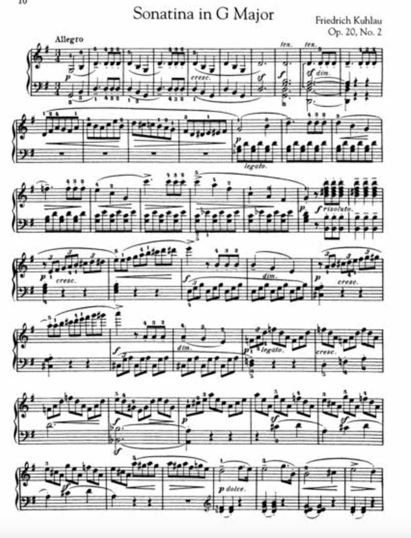 Kuhlau - Complete Sonatinas For Piano Book