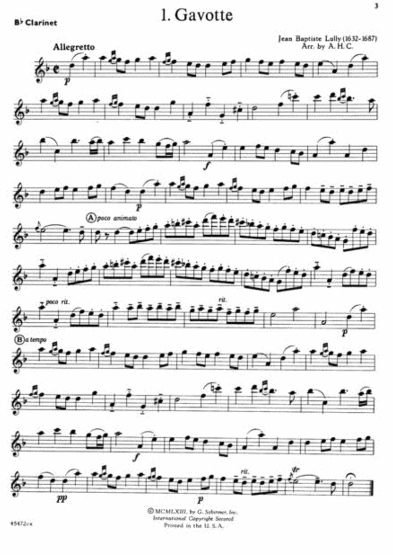 Solos For The Clarinet Player Book with Piano Accompaniment